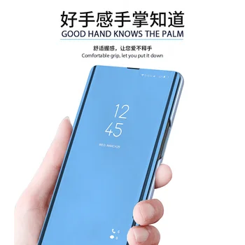 2023 Akıllı Ayna Flip Telefon Kılıfı İçin Samsung Galaxy S7 Kenar S10E S9 S8 S10 Artı Not 10 9 Kapak J3 J5 J7 A6 A8 Kılıfları