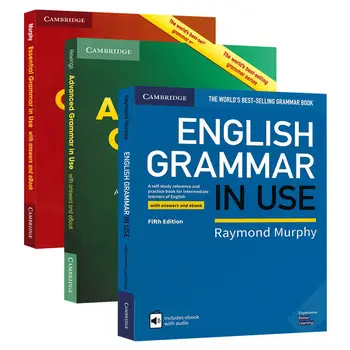 3 Kitap Cambridge Essential İleri ingilizce Dilbilgisi Kullanımda Koleksiyon Kitapları İleri Temel Dilbilgisi Çocuk Eğitimi