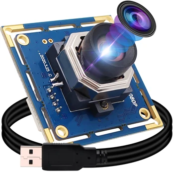 5 adet 2mp Full HD Otomatik Odaklama USB Kamerası 1080p 30fps Hiçbir Bozulma Lens AF PC Webcam USB Kamera Modülü Ahududu Pi Linux
