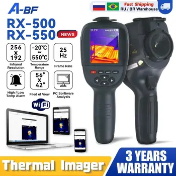 A-BF Kızılötesi termal kamera RX-500 HD dijital ekran PCB Devre yerden ısıtma Borusu Test Hassas El Termal Görüntü Kamera