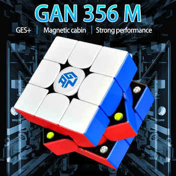 GAN 356 M Manyetik Sihirli Hız Küp Stickerless Gan 356 M Profesyonel stres oyuncakları GAN 356 M Lite Cubo Magico Bulmaca