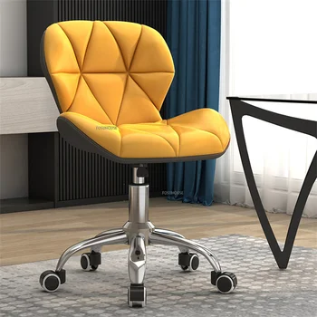 İskandinav Deri büro sandalyeleri Ofis Mobilyaları için Ev Rahat Sedanter ergonomik sandalye Asansör Döner oyun bilgisayarı Sandalye