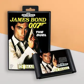 james Bond 007-Çift ABD kapak 16bit retro oyun kartuşu Sega Genesis Megadrive video oyunu konsolları