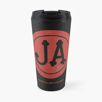 Jefferson Airplane Erkek Kabuğu JA03 Seyahat Kahve Kupa Kahve Seyahat Kupa Sıradışı çay bardağı Setleri Te Ve Kahve Fincanları Mate Bardak