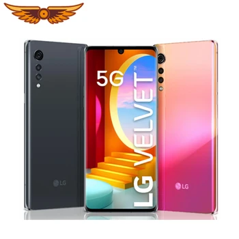 LG Kadife 5G LG G900VM Orijinal ABD 6.8 İnç Octa Çekirdek 6 GB RAM 128 GB ROM 48MP 5G Tek SIM Cep Telefonu Android cep telefonu