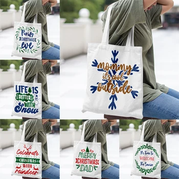 Lüks Kanvas Çanta Eğlence Büyük Çanta kadın Çevre alışveriş çantası Mektup Baskı Büyük Kapasiteli Çanta Yıkanabilir
