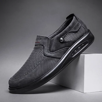 Marka Yeni Moda Erkekler Sneakers nefes örgü Loafer'lar Erkekler rahat ayakkabılar Moccasins Erkekler sürüş ayakkabısı Erkek Ayakkabı Unisex