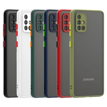 Mat Silikon Sert Telefon Kılıfı İçin Samsung Galaxy A52 A72 A32 A51 A71 A12 A42 A31 A21s A30 A50 A70 A13 A23 A33 A53 A14 Kapak