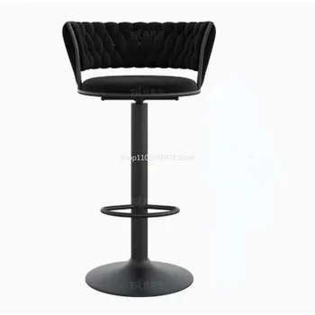 Modern Kadife yemek sandalyeleri Nordic Accent Katlanabilir Taht yemek sandalyeleri Tasarımcı Barhocker Krzesła Do Jadalni Ev Mobilyaları