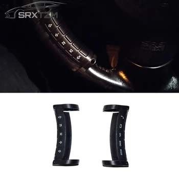 SRXTZM 1 takım Siyah ABS Kablosuz Araba direksiyon Düğmesi Yüksek Hassasiyetli Yüksek Kaliteli Evrensel Uzaktan Kumandalar DVD GPS