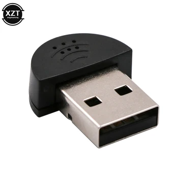 Süper Mini USB 2.0 Mikrofon Taşınabilir Stüdyo Konuşma MİKROFON ses sürücüsü Ücretsiz Dizüstü / Dizüstü / PC / MSN / Skype USB Adaptörü