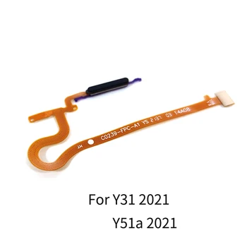 Vivo Y31 2021 / Y51a 2021 Güç Düğmesi Parmak İzi sensör esnek kablo Tamir Parçaları