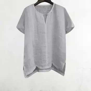 Yaz Gömlek Gevşek Orta Uzunlukta Tutmak Soğutma V Boyun Artı Boyutu Erkek Üst yazlık t-shirt Erkek Giyim