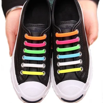 Yeni Silikon Elastik Ayakabı Yaratıcı Tembel Hiçbir Kravat Ayakkabı Bağı Bağlama Çocuklar Yetişkin Sneakers Hızlı Ayakkabı Dantel Zapatillas