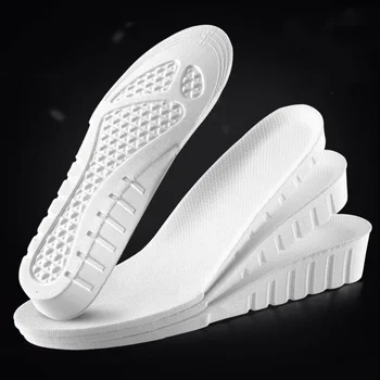 1 Çift Yeni Görünmez Yükseklik Artış Tabanlık EVA Yumuşak ışıklı ayakkabı Taban Pedi Erkekler Kadınlar için Topuk Kaldırma Ayak Bakımı Kemer Desteği Insol