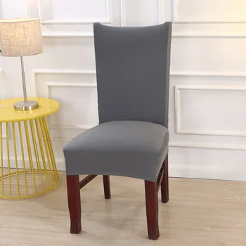 2019 Yeni Promosyon Kumaş Renkli Evrensel Spandex sandalye kılıfı Yemek Slipcovers Ofis Bilgisayar Coverture Şezlong Curbresillas