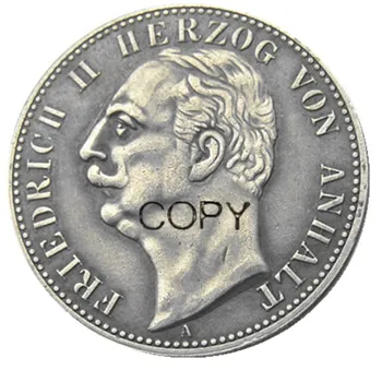 Almanya 1901/1904 2 adet 2 Mark Nadir paraları Gümüş Kaplama Kopya paraları