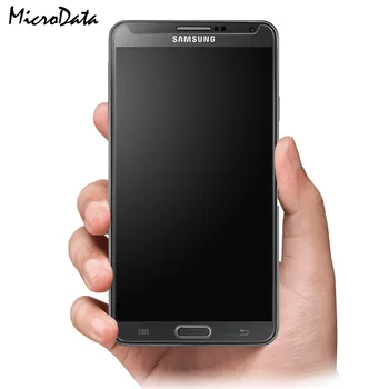 Anti mavi Mat Temperli Cam Samsung Galaxy Not 3 4 5 İçin Note5 Note4 Anti Parmak İzi Ekran Koruyucu İçin S6 S7 Mikro Veri
