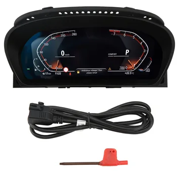 Araba Dijital Küme Enstrüman Çoklu Dil Desteği 4 Çekirdekli T507 Çip Yakıt Tüketimi Monitör Araba LCD Ekran Metre için Araba