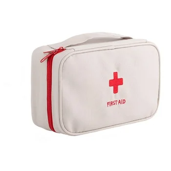 Boş Büyük Ilk Yardım Kiti Ilaçlar Açık Kamp Survival Çanta acil durum uyarı kitleri Seyahat Tıbbi Çanta Taşınabilir saklama çantası Kırmızı