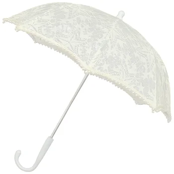 Dantel Şemsiye Düğün Şemsiye Toplu Kız Bebek Giysileri Gelin çocuk elbiseleri Düğün Şemsiye Çiçek