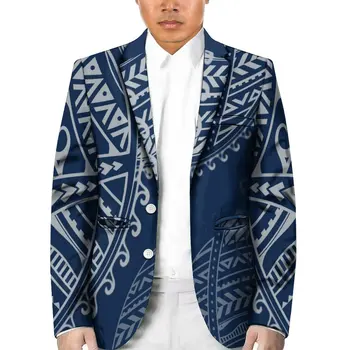 Destek tasarım erkek günlük giysi ceket Samoa tasarım klasik tek göğüslü ceket erkek blazer erkek giyim ücretsiz kargo