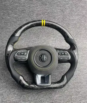 El volante de fibra de carbono modificado para automóvil MG se puede instalar en los modelos MG3 MG gt MG5 MG6 ZS HS RX5 RX8