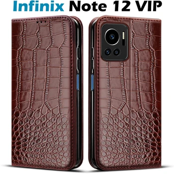 Infinix Not 12 VIP Durumda 8GB 256GB 6.7 İnç yumuşak TPU deri standı Kapak için Infinix Not 12 VIP X672 telefon kılıfı kart tutucu