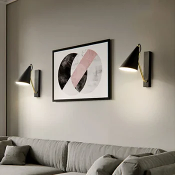 modern stil vintage led duvar lambası anahtarı boynuz duvar aplik ranza ışıkları uzun duvar aplikleri deco duvar led