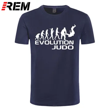 REM Evrimi Judo Komik Yetişkin erkek tişört doğum günü hediyesi Daha Fazla Boyut ve Renk