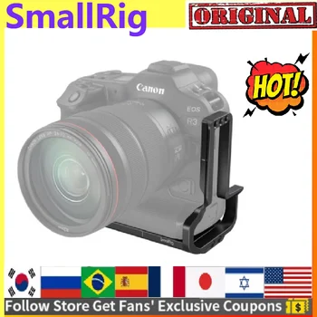 SmallRig kamera kafesi Kulesi L Braketi Canon EOS R3, Arca uyumlu Yan Plaka ve Taban Plakası, kamera kafesi Canon EOS R3 3628