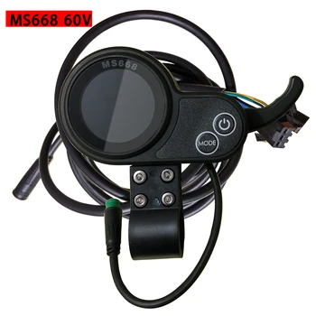 YunLı MS668 5-Pin Ekran Kayıt Su Geçirmez Hız Zaman Güç Kontrol Paneli Elektroskuter Aksesuarları Elektrikli Scooter Parçaları