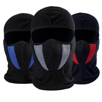 Yün Tam Yüz Maskesi Kayak Maskesi Yaz Soğutma Boyun Körüğü UV Koruyucu Motosiklet koşu eşarbı Taktik Hood Erkekler için/kadın
